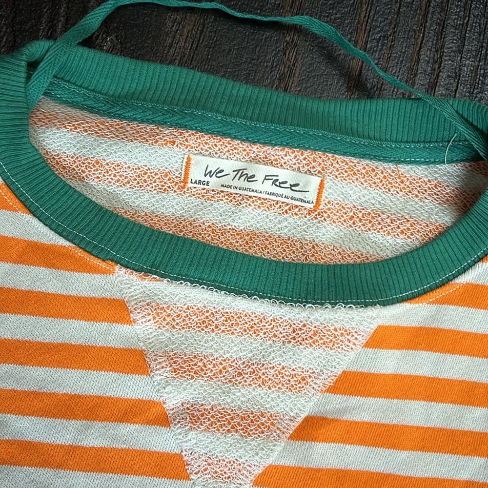 We The Free Classic Striped Oversized Crewneck - Picture 8 of 16